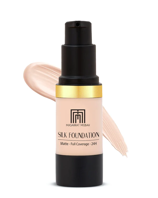 Masarrat Misbah Silk Foundation - Coral
