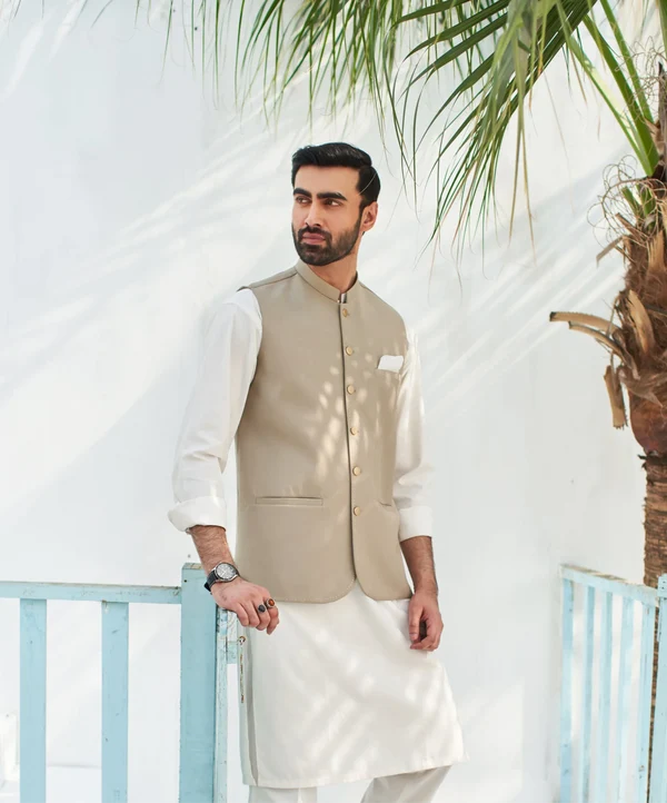 Breakout Waistcoat (Wedding Wear) - Beige