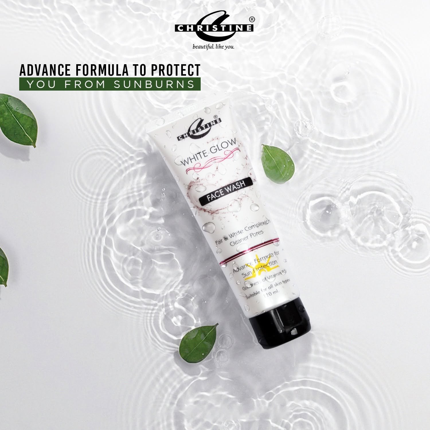 Christine Gentle Face Wash - Ivory