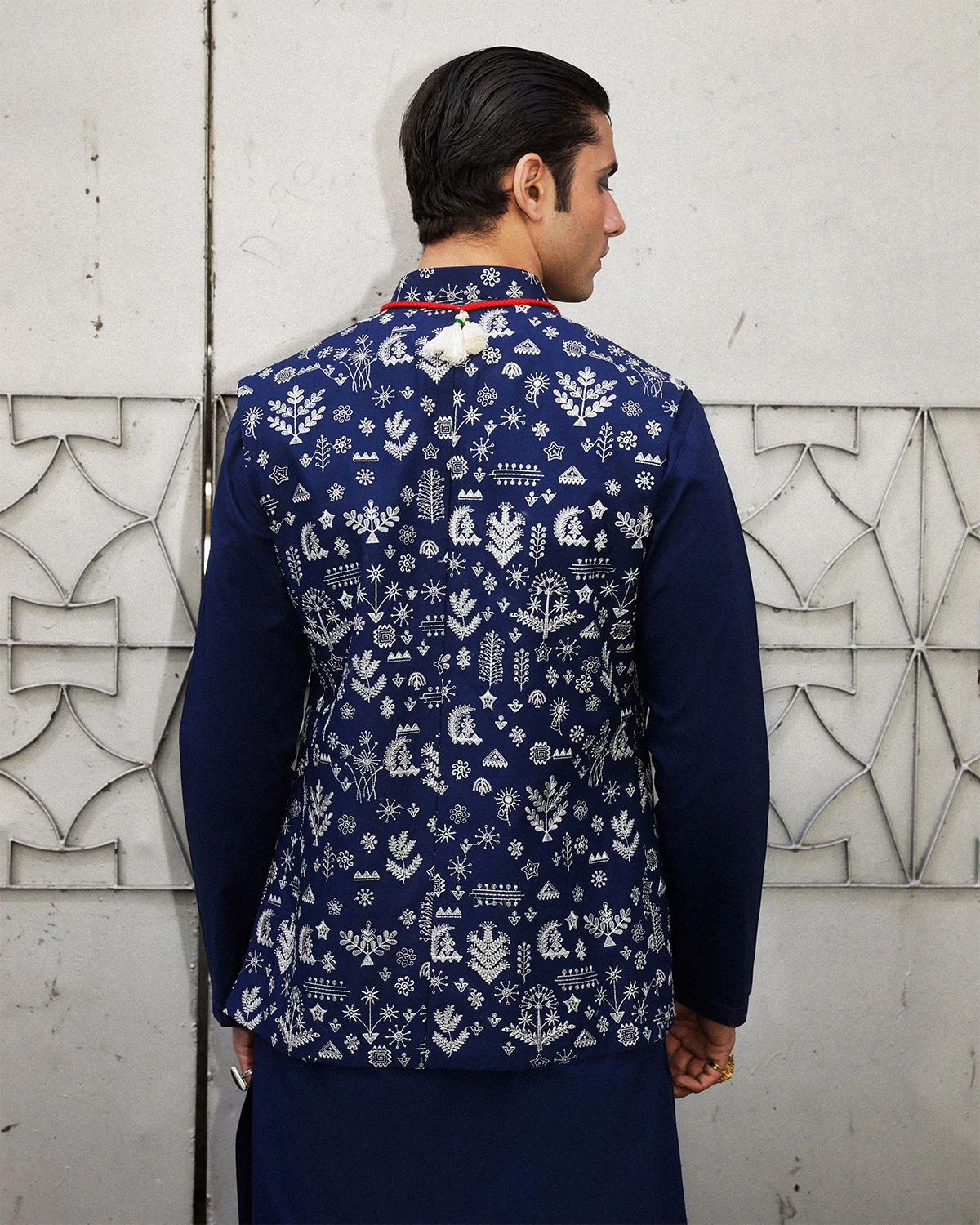 Sapphire Waistcoat (Wedding Wear) - Navy Blue