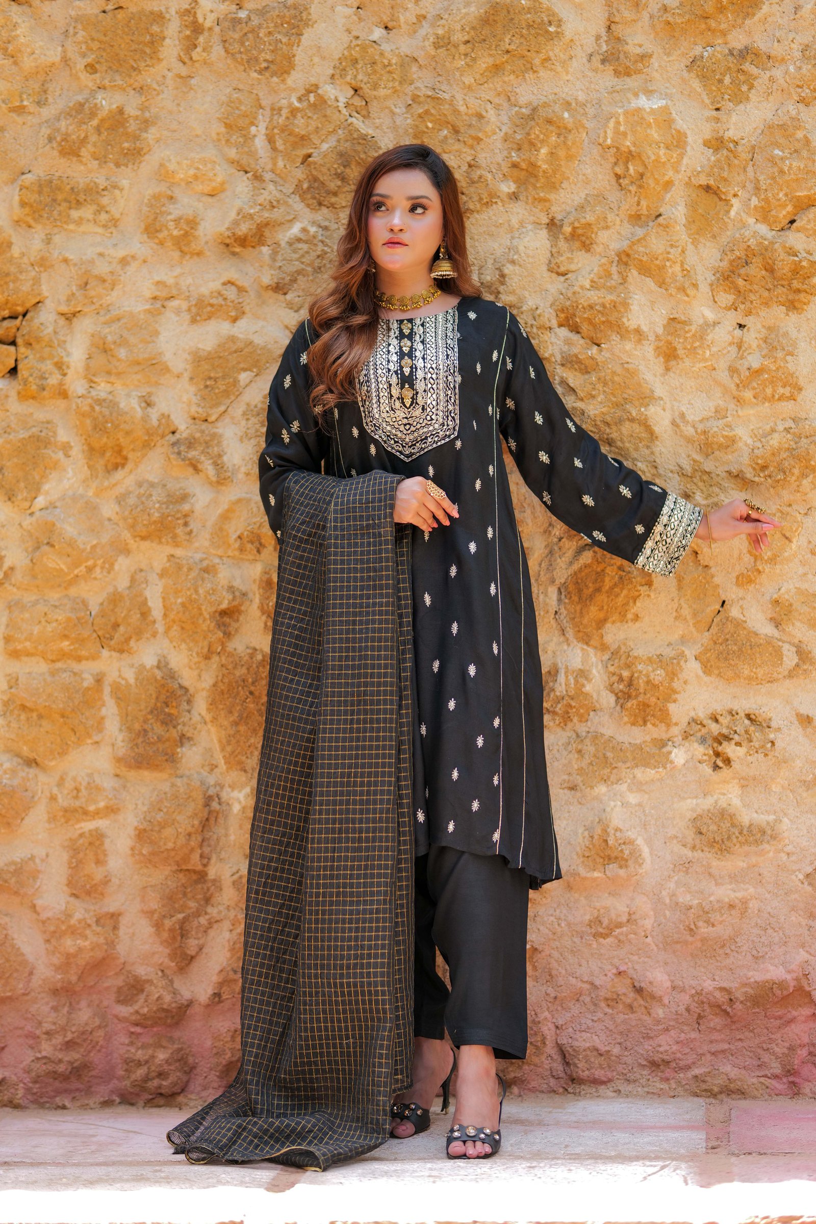 Breakout Formal 3-Piece Silk Suit - Black